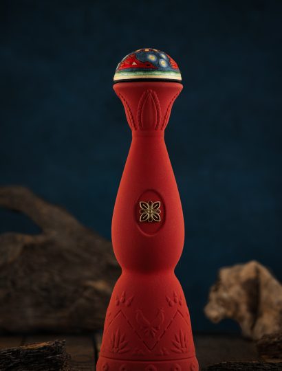 Clase Azul Mezcal San Luis Potosí 2024 - bottiglia rossa ceramica artigianale